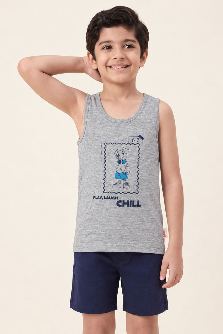 Lee Cooper Boys Printed Vest (Pack of 2) - Multicolor — image 11
